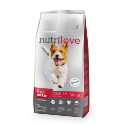 NUTRILOVE ADULT SMALL CHICKEN 8kg + GRATIS