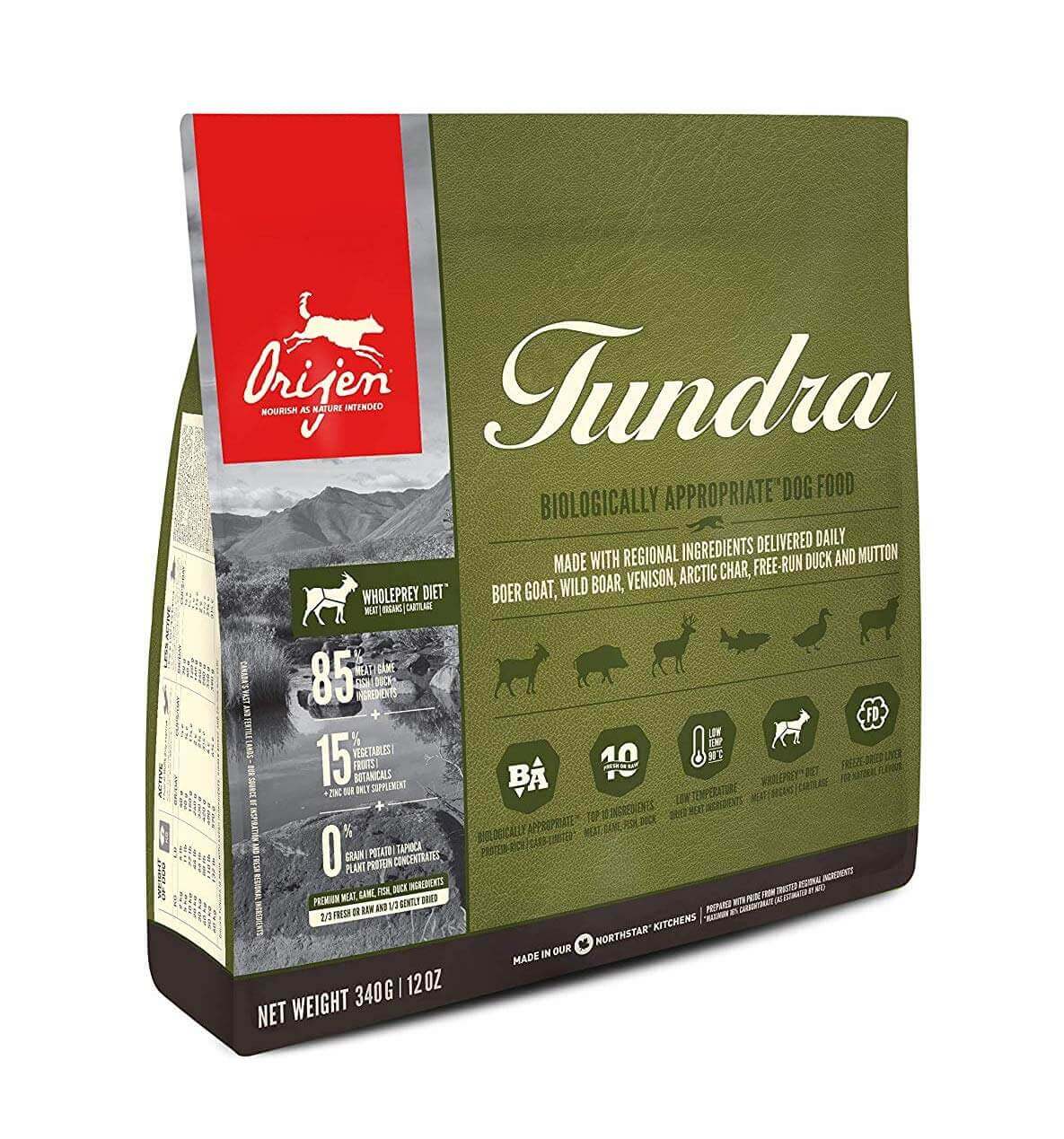 ORIJEN TUNDRA DOG 340g