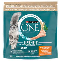 Purina ONE Adult Chicken Wheat Bogata w Kurczaka i Pełne Ziarna 1,5kg