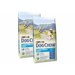 PURINA DOG CHOW PUPPY LARGE BREED 2x14kg + GRATIS