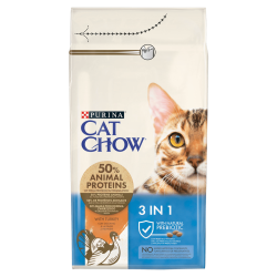 PURINA CAT CHOW 3in1 Special Care Bogata w Indyka 1,5kg
