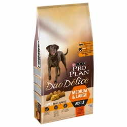 PRO PLAN DUO DELICE ADULT MEDIUM LARGE BEEF WOŁOWINA 10kg