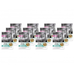 PRO PLAN Nutrisavour Delicate Ocean Fish sos saszetka dla kota pakiet 12x 85g