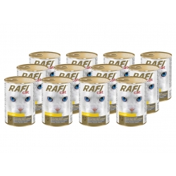 RAFI CAT Drób puszka dla kota Pakiet 12x 415g