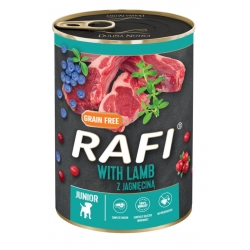 Rafi Junior Mix Smaków puszka dla szczeniąt 2x 400g
