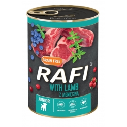 Rafi Junior Mix Smaków puszka dla szczeniąt 60x 400g