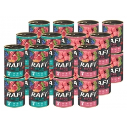 Rafi Junior Mix Smaków puszka dla szczeniąt 24x 400g