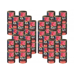 Rafi z Wołowiną puszka dla psa 48x 400g