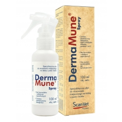 ScanVet DermaMune Spray specjalistyczny płyn do pielęgnacji skóry psów i kotów100ml