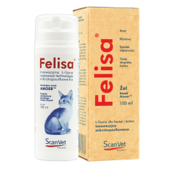 Felisa ScanVet L-Lizyna mikrokapsułki w żelu dla kociąt i kotów 100ml