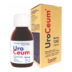 UroCeum ScanVet syrop 100ml wspomaga układ moczowy u psów i kotów