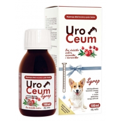 UroCeum ScanVet syrop 100ml wspomaga układ moczowy u psów i kotów