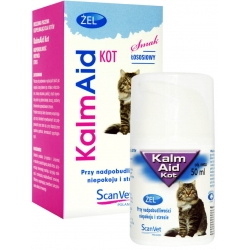 KalmAid Kot ScanVet żel 50ml nadpobudliwość i stres u kotów