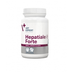 HEPATIALE FORTE SMALL BREED na wątrobę dla psa i kota Vet Expert 40 tabl.