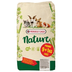 VERSELE LAGA CUNI NATURE ADULT 9kg + 1kg GRATIS