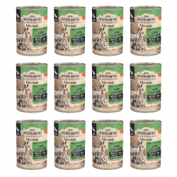 Karma mokra dla psa Wiejska Zagroda Leśne smaki sarna z królikiem 12x400 g