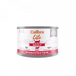 Karma mokra dla kotów z wołowiną Calibra Cat Life Adult Beef 200g