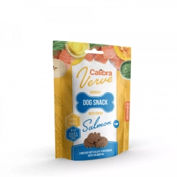 Chrupiące bezzbożowe przysmaki z łososiem Calibra Dog Verve Crunchy Snack Fresh Salmon 150g