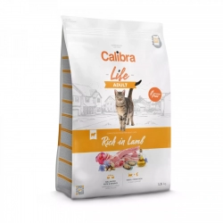 Sucha karma dla kotów z kurczakiem i jagnięciną Calibra Cat Life Adult Lamb 1,5kg