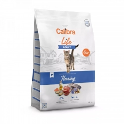 Sucha karma dla kotów ze śledziem kurczakiem i łososiem Calibra Cat Life Adult Herring 1,5kg