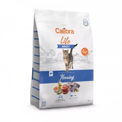 Sucha karma dla kotów ze śledziem kurczakiem i łososiem Calibra Cat Life Adult Herring 6kg