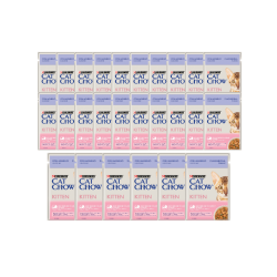 PURINA CAT CHOW KITTEN JAGNIĘCINA I CUKINIA dla Kociąt w sosie 26x85g