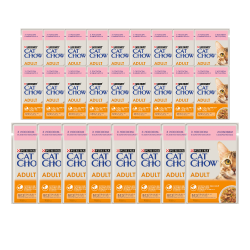 PURINA CAT CHOW ADULT Z ŁOSOSIEM I ZIELONĄ FASOLKĄ 26x85G