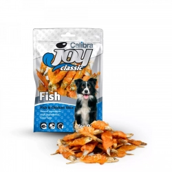 Przysmaki dla psów RYBA I KAWAŁECZKI KURCZAKA Calibra Joy Dog Classic Fish & Chicken Slice 80g