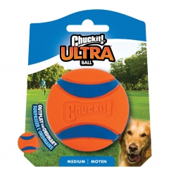 CHUCKIT! Ultra Ball rozmiar M 6cm piłka dla psa pływająca