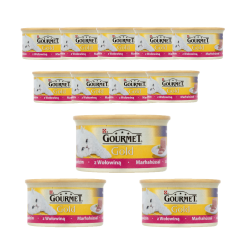 GOURMET GOLD Mousse with Beef Mus z Wołowiną 12x85g