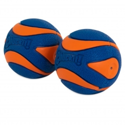CHuckit! Ultra Squeaker Ball rozmiar S komplet 2 piszczących piłek dla psa