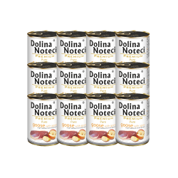 DOLINA NOTECI Premium PURE gęś z jabłkiem 12 x 400g