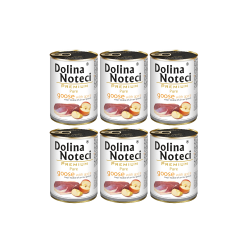 DOLINA NOTECI Premium PURE gęś z jabłkiem 6 x 400g