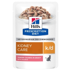 HILL'S PD FELINE K/D Kidney Care saszetka Łosoś 85g