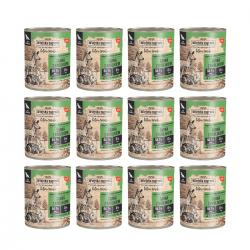 Karma mokra dla psa Wiejska Zagroda Leśne smaki sarna z królikiem 12x800 g
