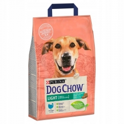 Purina DOG CHOW Light z indykiem karma dla psa odchudzająca 2,5kg