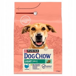 Purina DOG CHOW Light z indykiem karma dla psa odchudzająca 2,5kg