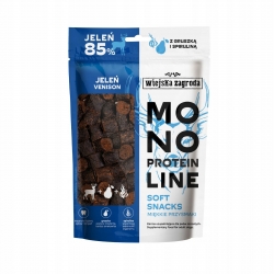 Wiejska Zagroda Monoproteinowe miękkie przysmaki Jeleń 115 g