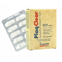 ScanVet PlaqClear higiena jamy ustnej pies i kot kapsułki 30 szt