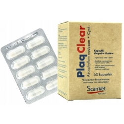 ScanVet PlaqClear higiena jamy ustnej pies i kot kapsułki 60 szt
